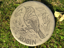 Garden Stepping Stones Robin