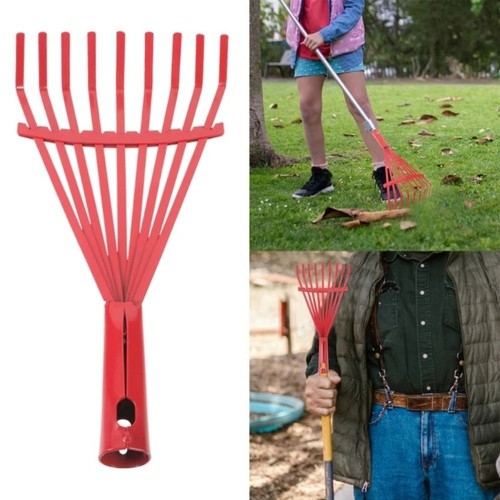 High carbon garden leaf rake - high-carbon,