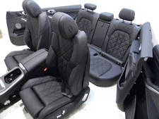 BMW G05 x5 leather interior sport seats seats Sensafin stitched decor black