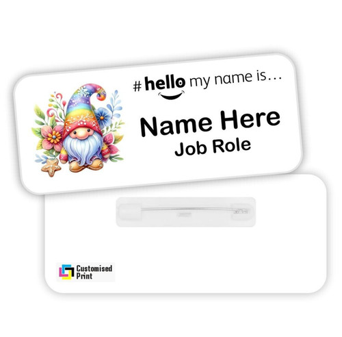 Hello name badge student - my,