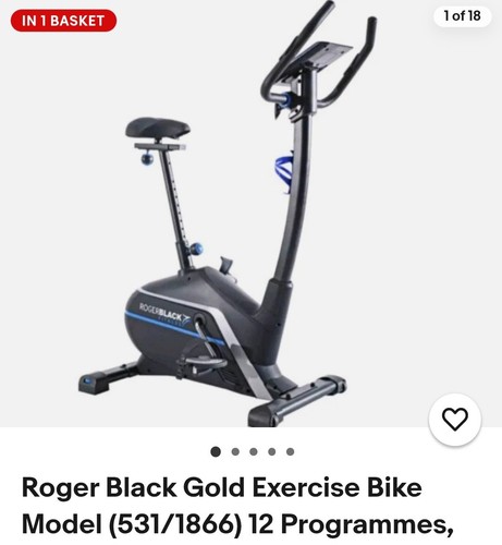 Roger black gold exercise bike - roger,