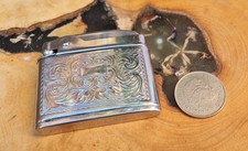 Stunning Scroll Work On This Mosda Streamine 500 Vintage Petrol Lighter  Working