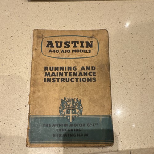 Austin a40 a50 maintenance - austin,