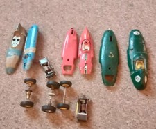 Vintage 1960s Scalextric/Triang car bodies spares/repairs Vanwall/Cooper/Lotus