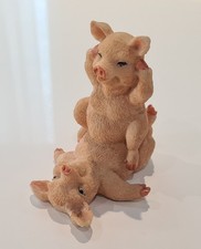 Vintage Pigs Figurine The