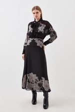 Karen Millen Maxi Dress UK6 in