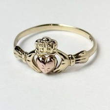 VTG 10k Irish Claddagh Ring