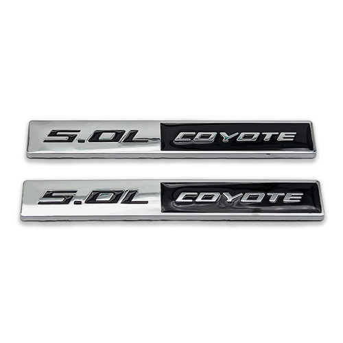 Chrome black metal 0l - 2x, chrome&black
