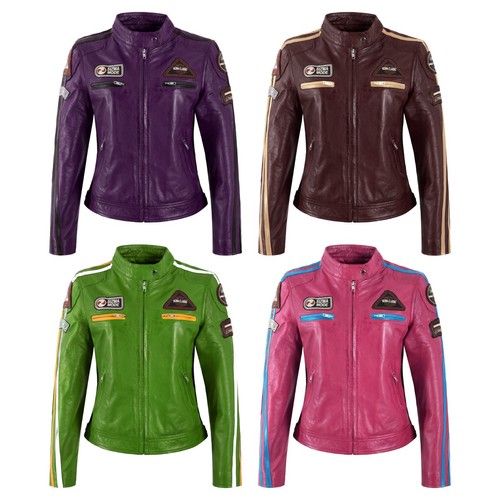 Sizma ladies leather jacket - ladies,