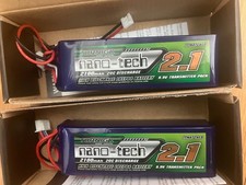 2 Turnigy nano-tech 2100mAh