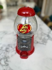 Vintage Jelly Belly Bean Dispenser Machine Metal And Glass