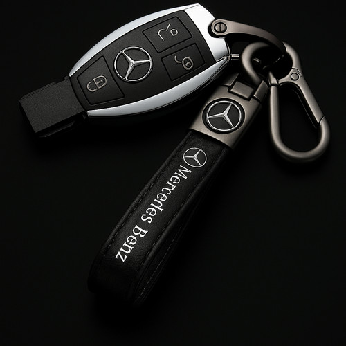 Mercedes car keychain elegant - car,