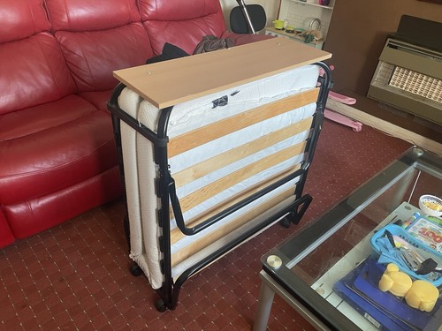 Single folding guest bed - single,
