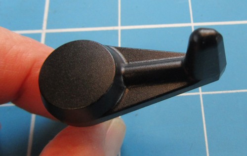 Black control lever with - black,