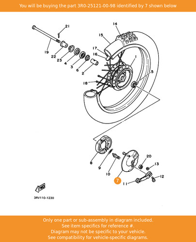 Yamaha plate brake shoe - brake,