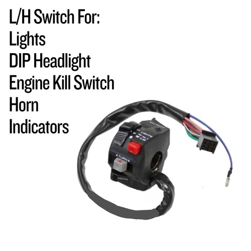 Left hand combination switch - combination,