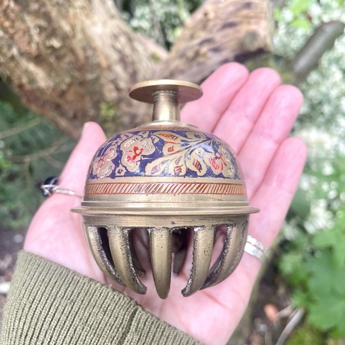 Vintage brass bell large - vintage,