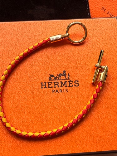 Hermes glenan bracelet orange - glenan,