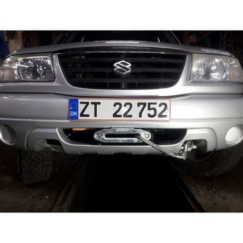 Winch mounting plate - winch, in