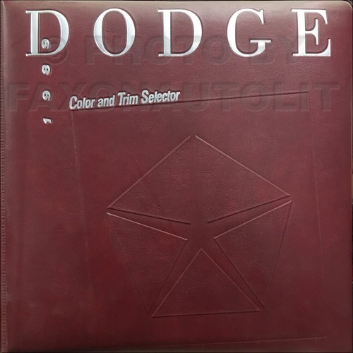 1989 dodge color and - 1989,