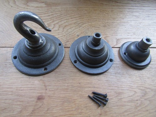 Cast iron ceiling - rose, gland