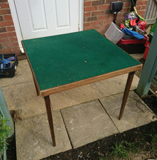 Vintage Vono Card Table Green