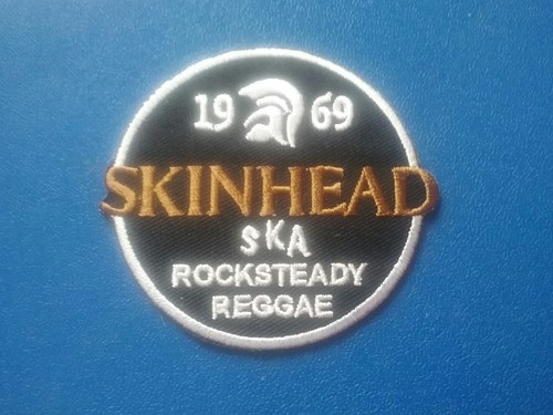Skinhead sew iron on - skinhead,
