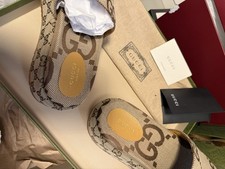 Gucci Platform Sandals Canvas