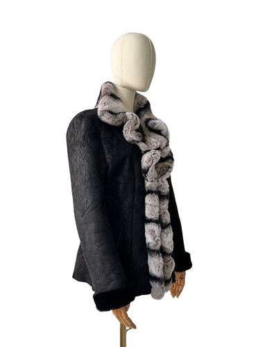 Vintage real sheepskin jacket - real,