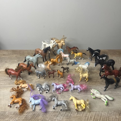 Vintage horse toy - lot, 30+