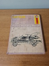 Datsun 120Y 1973 to 1978.  Haynes workshop Manual .