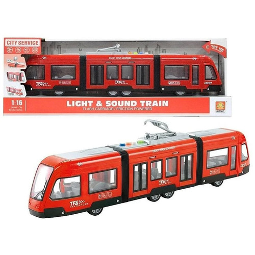 Tram with pull back - pull-back, drive