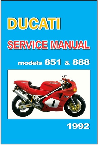 Ducati workshop manual 851 - ducati, 888