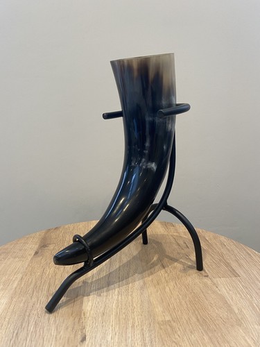 Drinking horn stand holder - drinking,