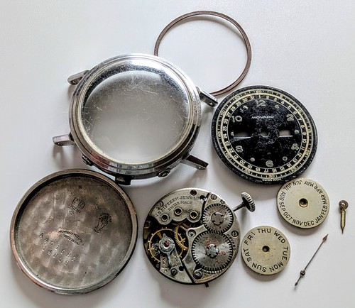 1940s swiss movado - movado, triple