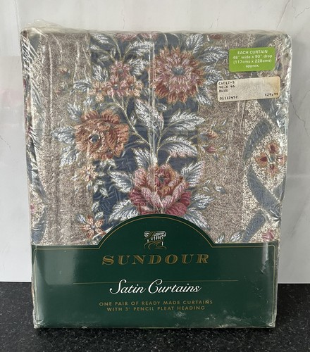 Vintage sundour floral - sundour, satin