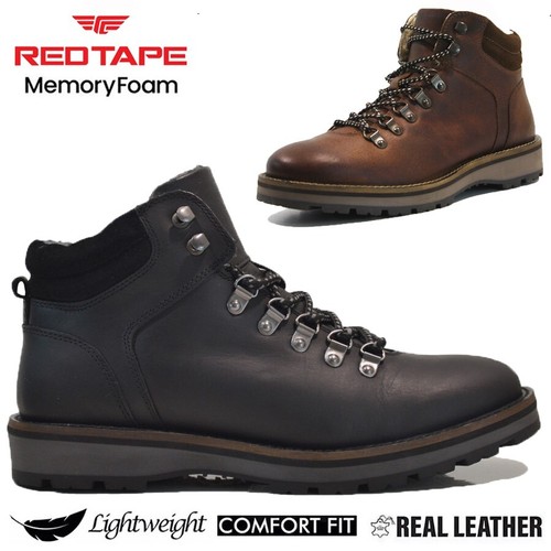 Mens leather fur walking - fur,