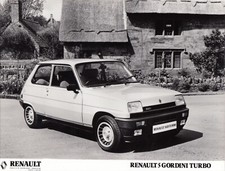 RENAULT 5 GORDINI TURBO ORIGINAL PERIOD FACTORY PRESS PHOTOGRAPH PHOTO FOTO 1