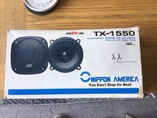 Nippon America TX-1550 80w Max  Flush Mount Vintage Speakers For Car Stereo