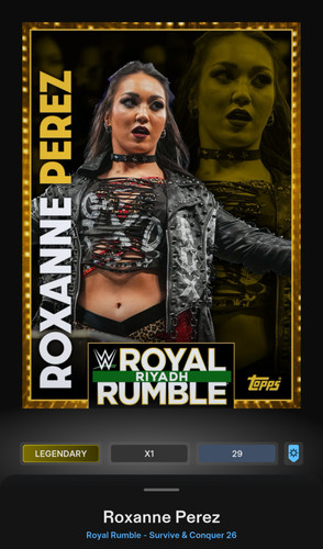 Roxanne perez 29cc legendary - perez,
