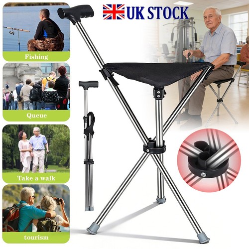 2in1 folding walking stick - 2in1,