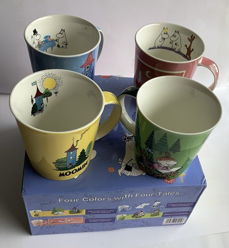 Moomin set four mugs - of,