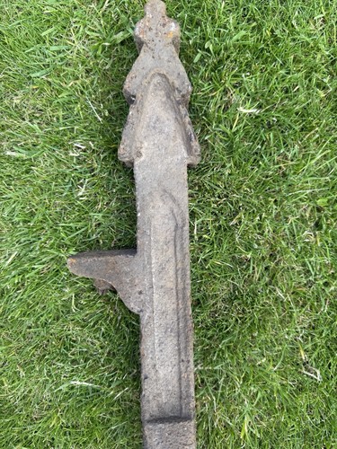 Cast iron gate - iron, post