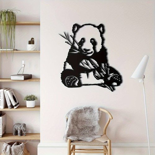 Panda metal wall - wall, decor
