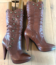 Faith ladies brown leather
