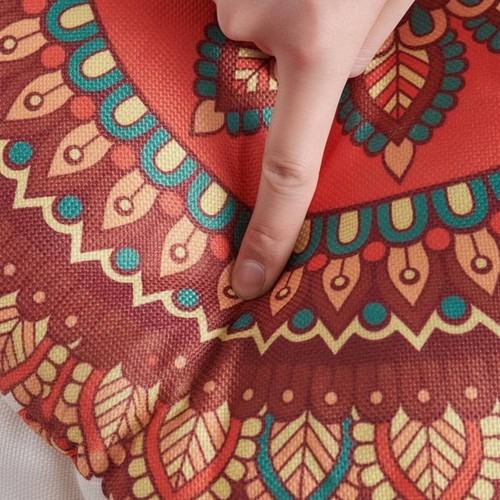 Zafu cushion ethnic pattern - cushion,