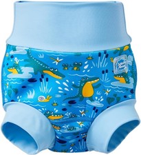 Splash About Baby Kids New Improved Happy Nappy 12-24 Months, Crocodile Swamp 