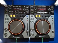 Pioneer DJ CDJ-400 Pair Digital CD Player DJ Turntable Tested/working