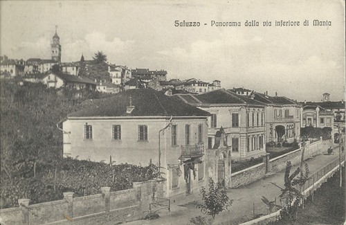 Postcard saluzzo wedge - of,