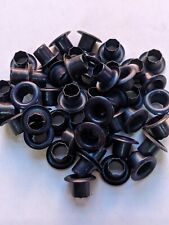 Eyelets to reinforce holes in leather and other firm materials